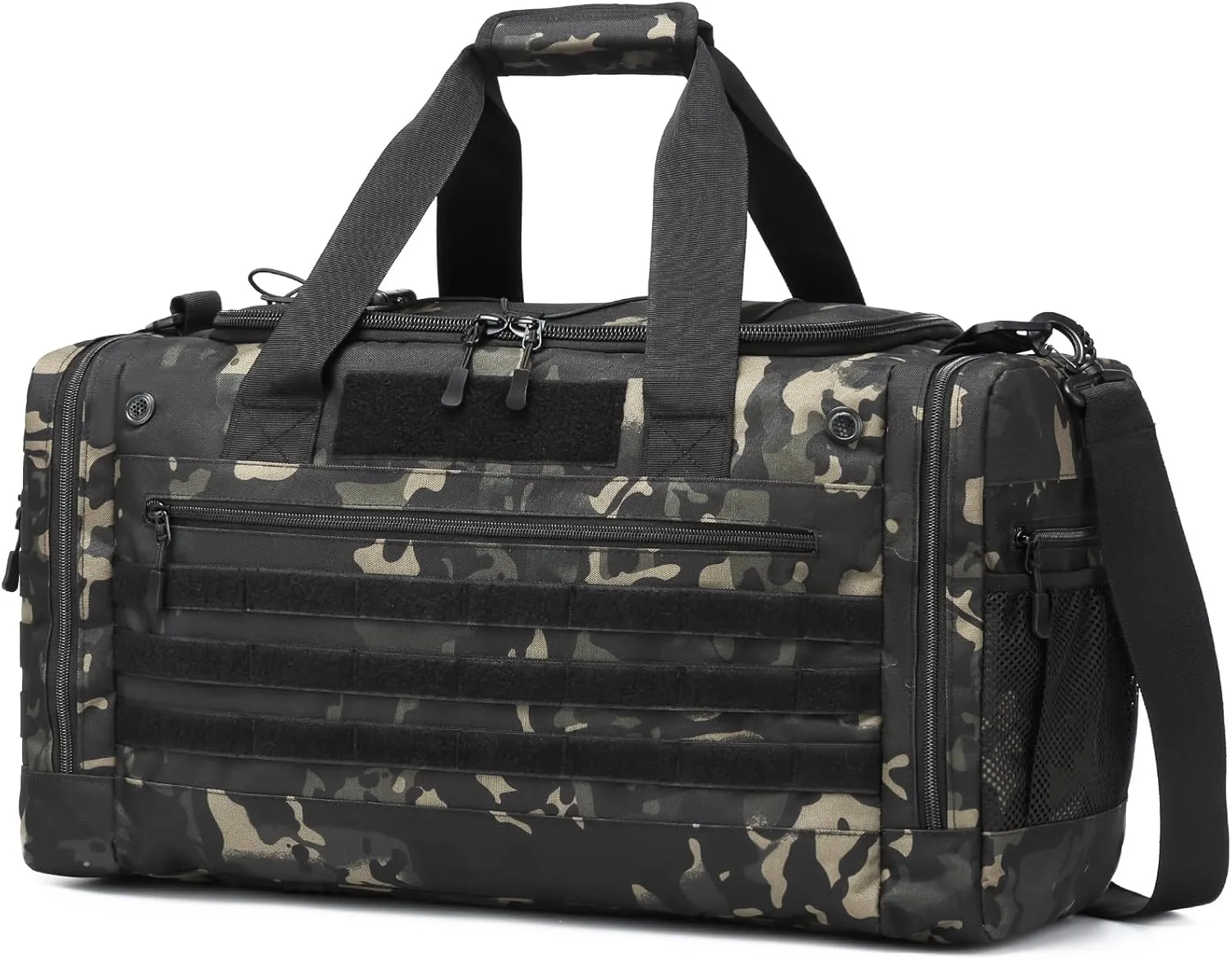 45L Gym Bag for Men & Women, Tactical Military Duffle Bag for Travel Weekender Gym Workout Deployment?? Large Sports Bag for Hockey Football Baseball Soccer Basketball & Team training