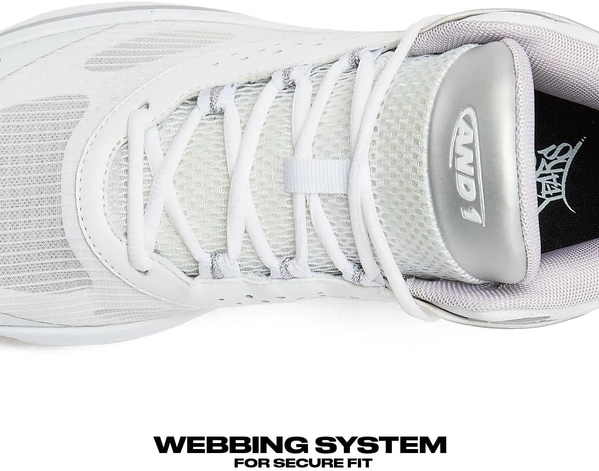 AND1 Basketball Shoes for Women and Men, High Top Mens Basketball Shoes - Womens Basketball Sneakers Size 6 to 16