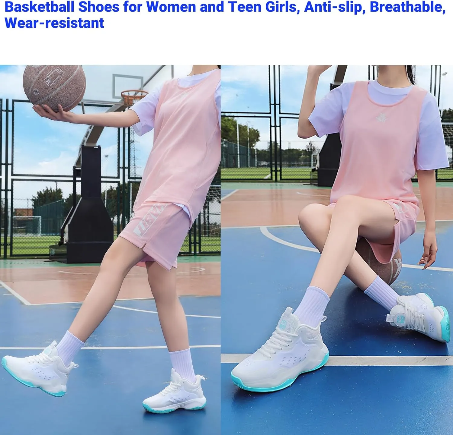 Beita Basketball Shoes for Women Fashion Sneakers Sport Shoes Anti Slip Breathable