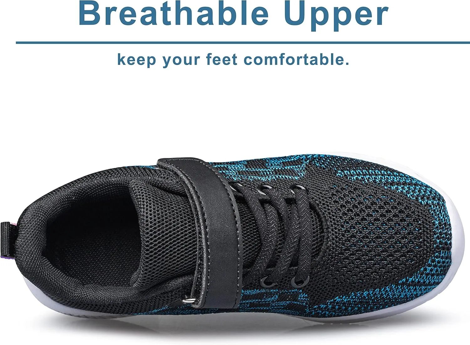BNV Boys Girls Sneakers Kids Shoes Unisex Lightweight Breathable Athletic Running Tennis Fitness Shoes for Toddler/Little Kid/Big Kid