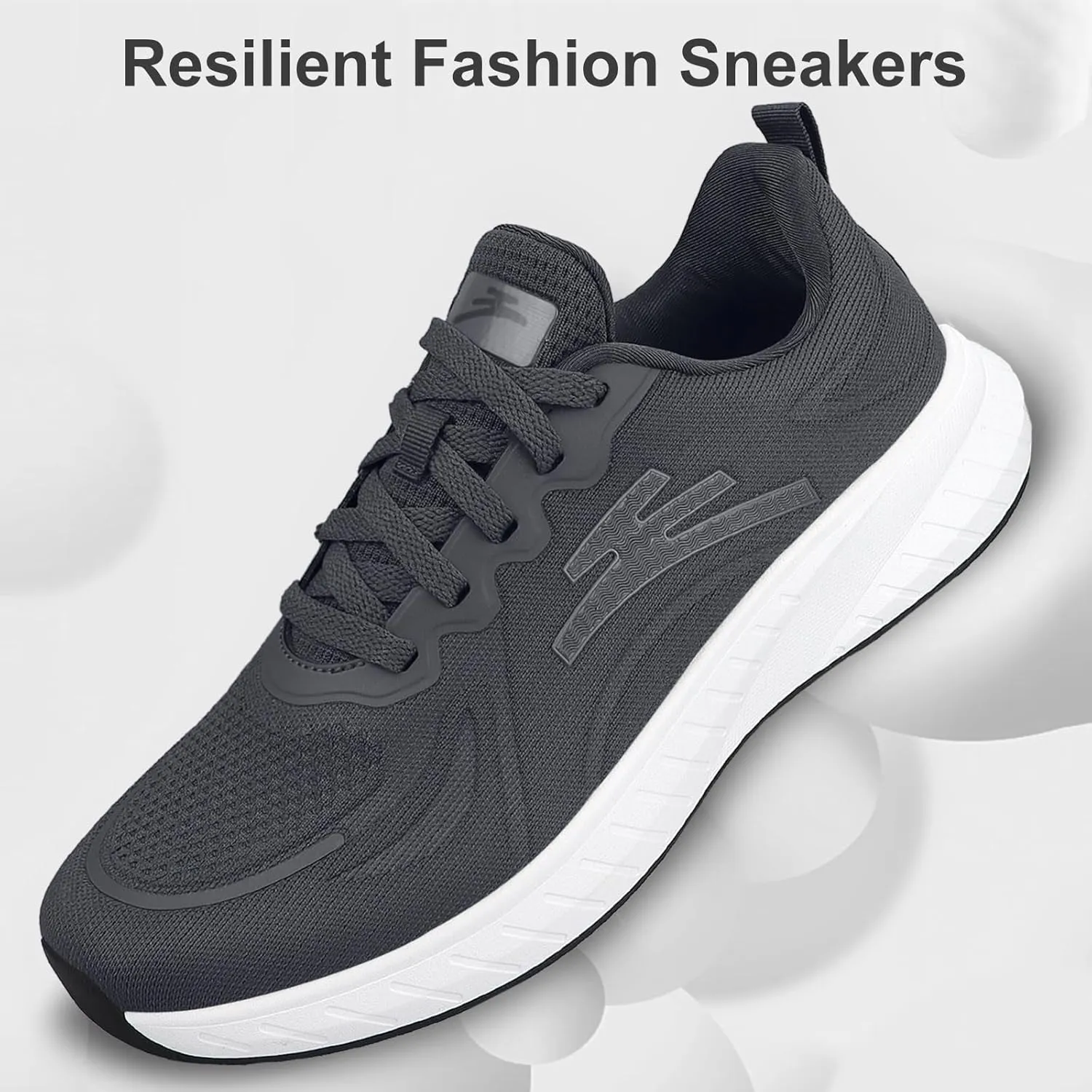 Breathable Running Shoes for Men Anti-Slip Mens Athletic Shoes Lightweight Mens Slip-On Walking Sneakers for Gym Jogging Sports and Workout