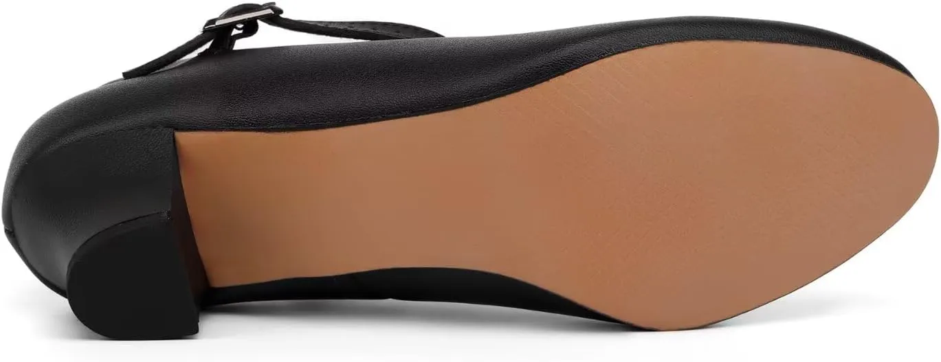 Character Shoes for Women Dance Shoes,Stylish Ankle Strap Heels for Ballroom,Salsa,Tango