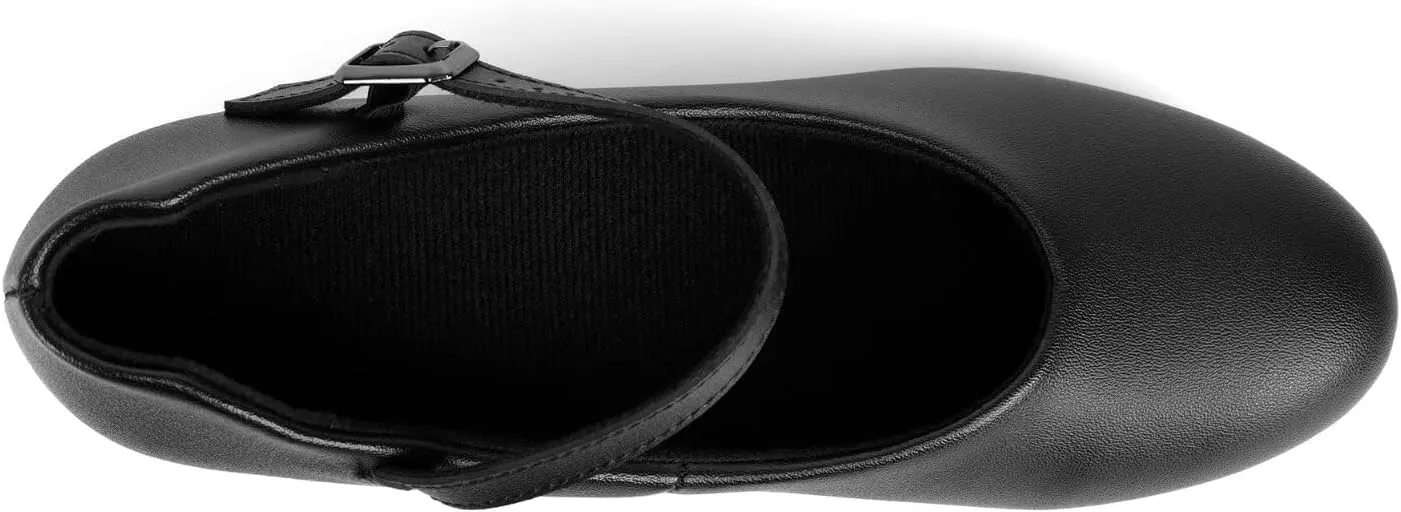 Character Shoes for Women Dance Shoes,Stylish Ankle Strap Heels for Ballroom,Salsa,Tango