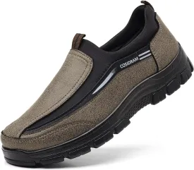COSIDRAM Mens Casual Shoes Loafers Slip on Moccasin Comfort Soft Lightweight Daily Flats Sneakers