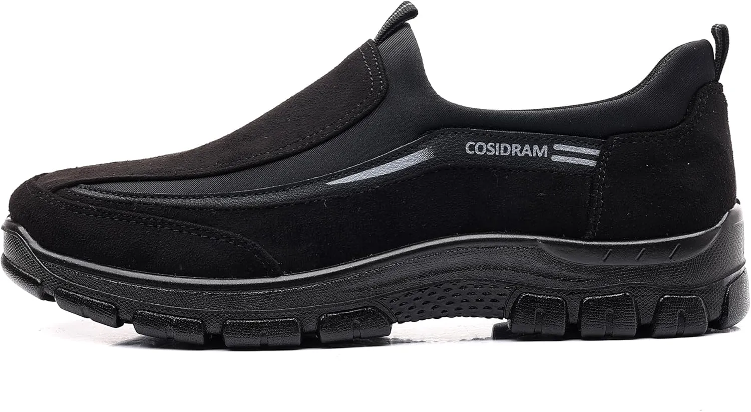 COSIDRAM Mens Casual Shoes Slip on Loafers Comfortable Non Slip Suede Driving Walking Shoes for Men