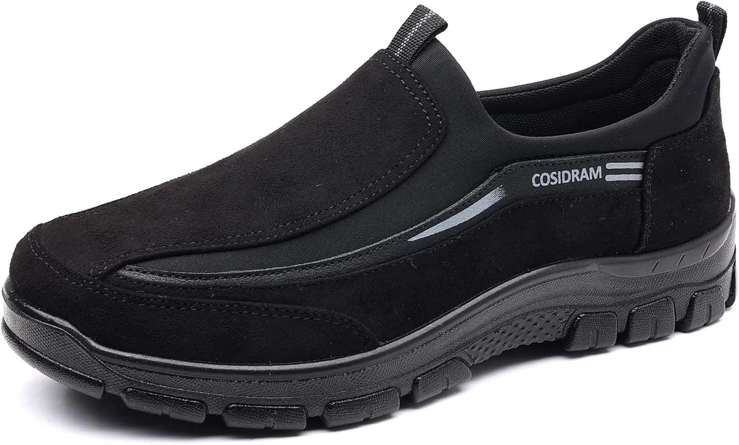 COSIDRAM Mens Casual Shoes Slip on Loafers Comfortable Non Slip Suede Driving Walking Shoes for Men