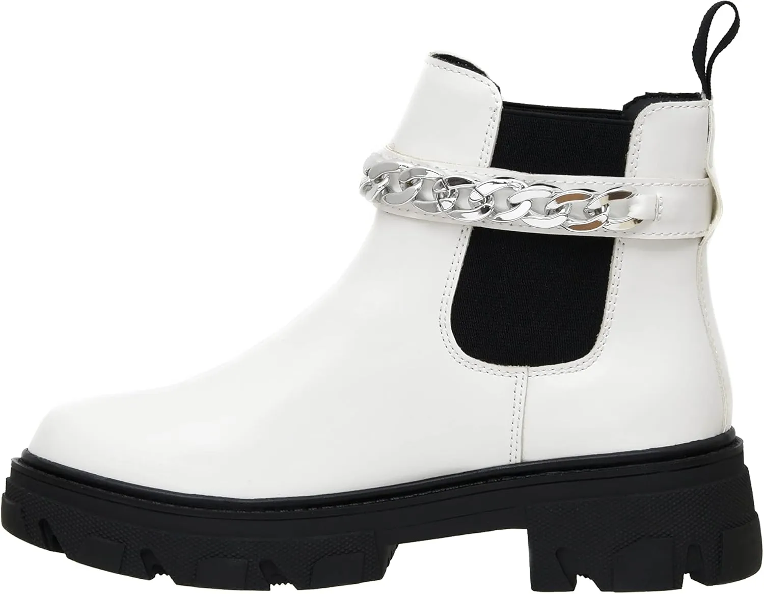 CUSHIONAIRE Women's Clover slip on chelsea boot with Detachable Chain  Memory Foam