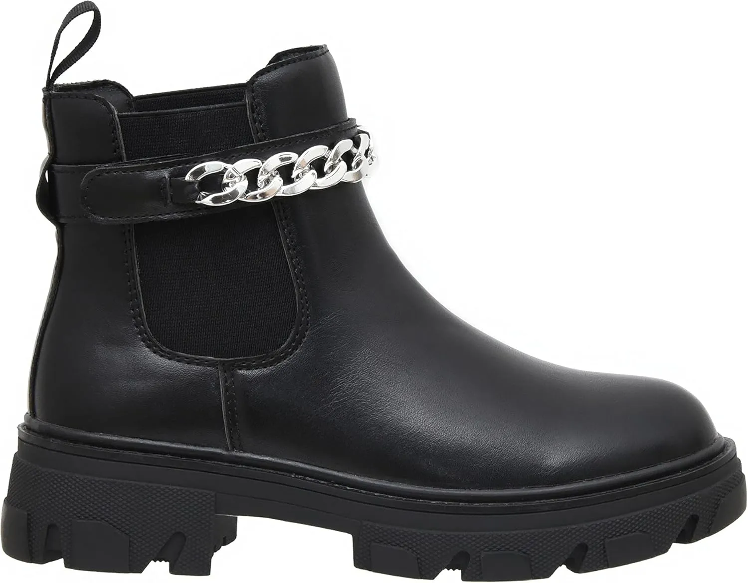 CUSHIONAIRE Women's Clover slip on chelsea boot with Detachable Chain  Memory Foam
