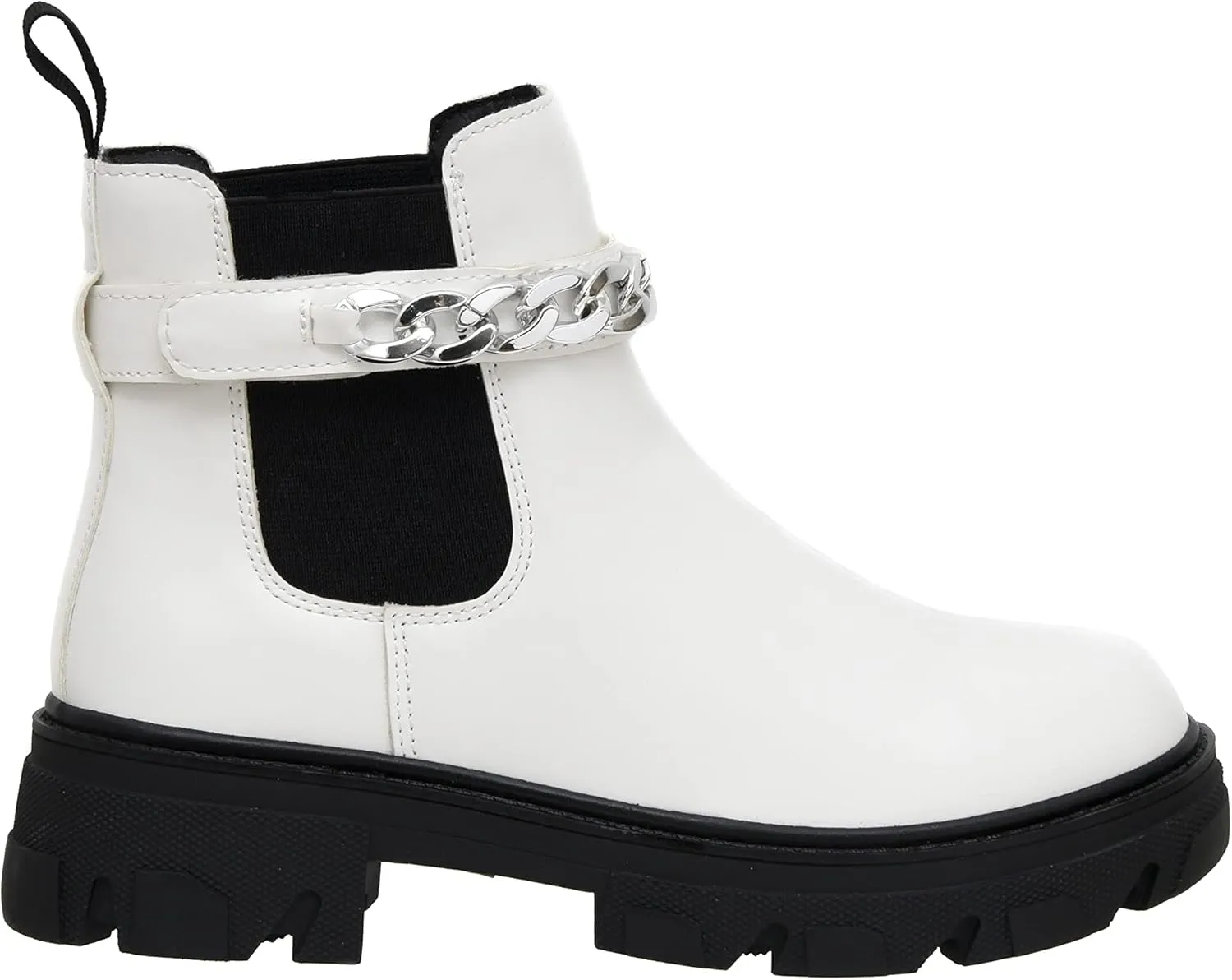 CUSHIONAIRE Women's Clover slip on chelsea boot with Detachable Chain  Memory Foam