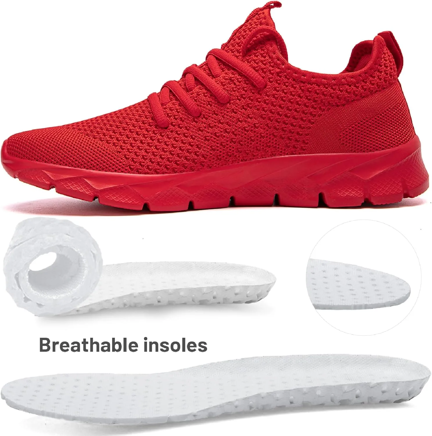 Damyuan Running Shoes for Women Men Sneakers Slip on Walking Shoes Lightweight Tennis Breathable Comfor Womentable Gym Non Slip Workout Casual Unisex Shoes