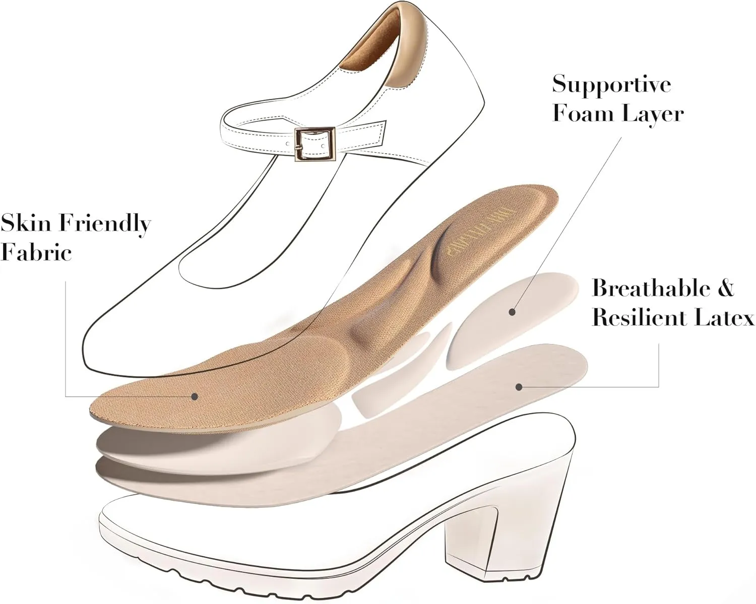 DREAM PAIRS Women's Chunky Low Block Heels Mary Jane Closed Toe Work Pumps Comfortable Round Toe Dress Wedding Shoes
