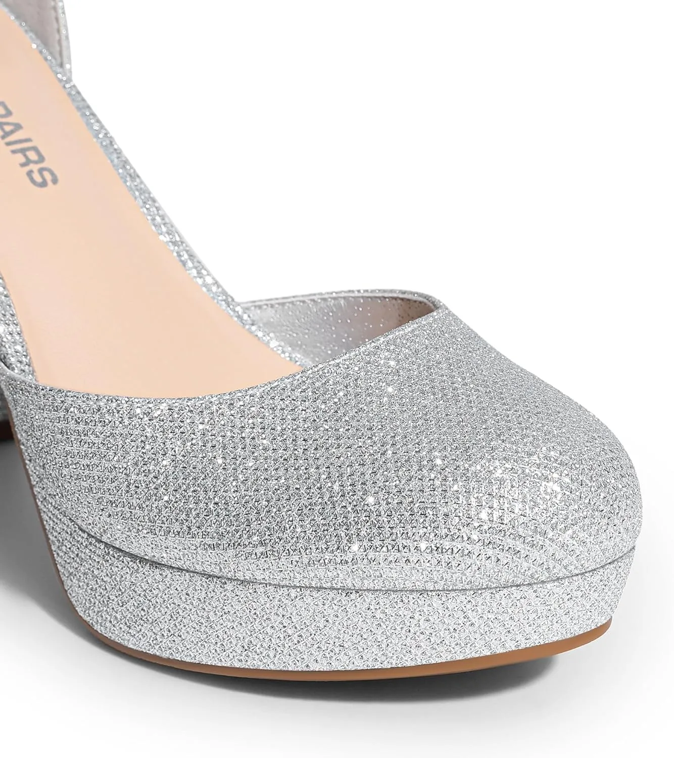 DREAM PAIRS Women's Platform Chunky High Heels Closed Toe Block Ankle Strap Dress Bridal Party Wedding Shoes