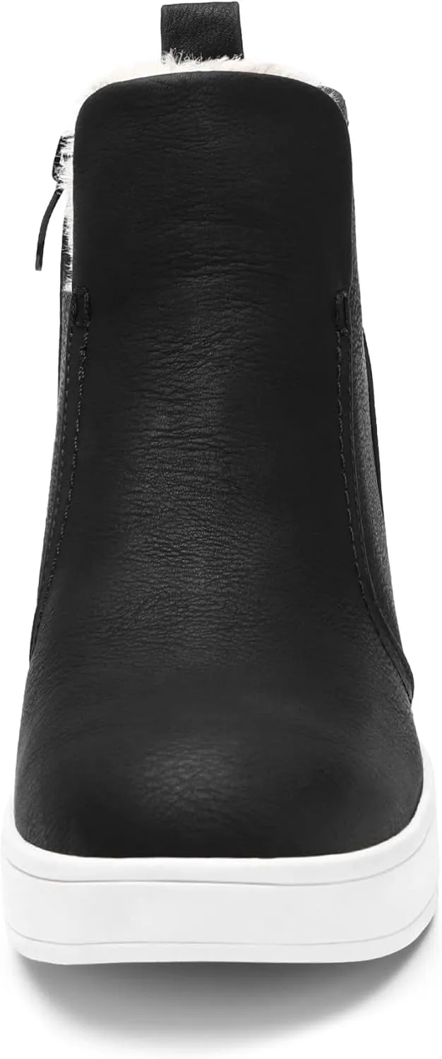 DREAM PAIRS Womens Slip on High Top Wedge Sneakers Hidden Heel Platform Wedgie Ankle Booties