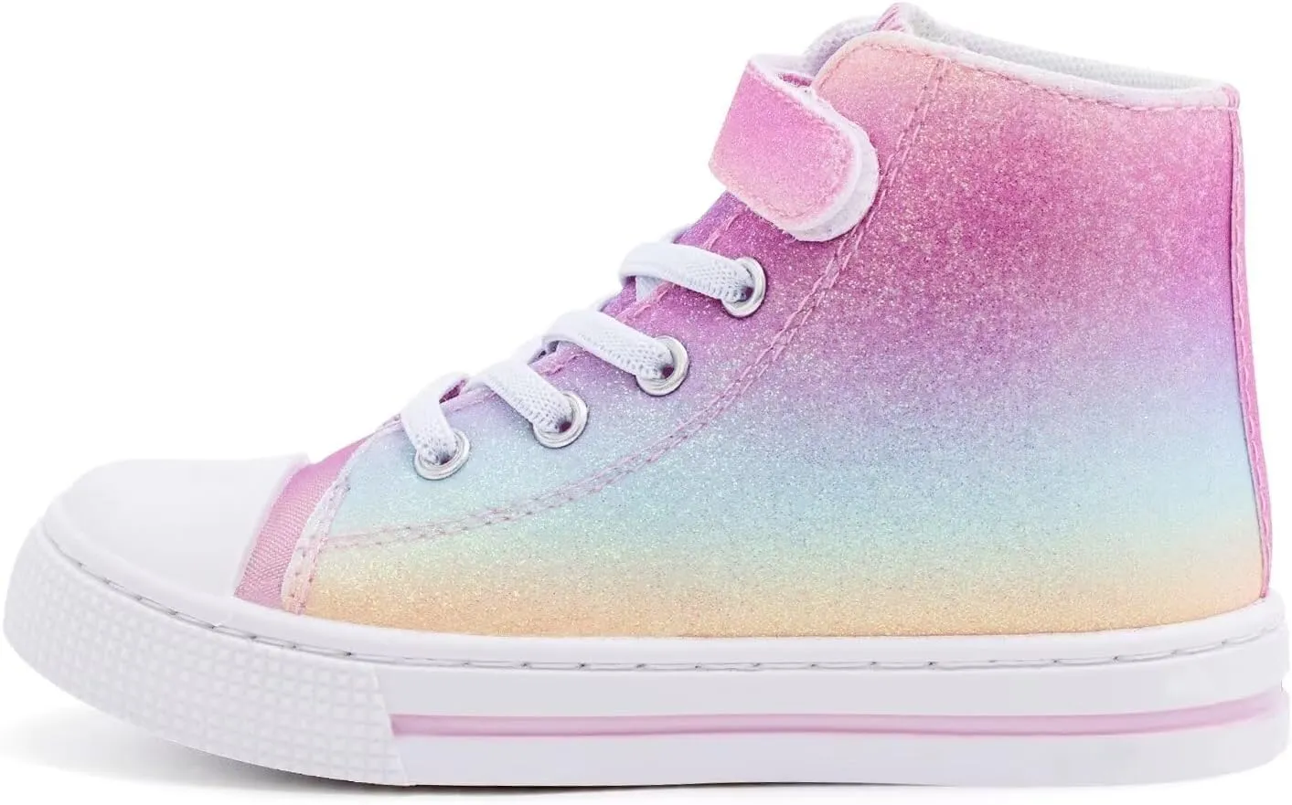 EUXTERPA Kids High Top Shoes Toddler Canvas Sneakers Boys Girls Casual Walking Sports Shoe