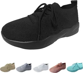 Fashion Sneakers for Women Comfortable Breathable Mesh Walking Shoes Summer Lightweight Low Heel Tennis Non Slip Gym Workout Athletic Sport Jogger Shoes