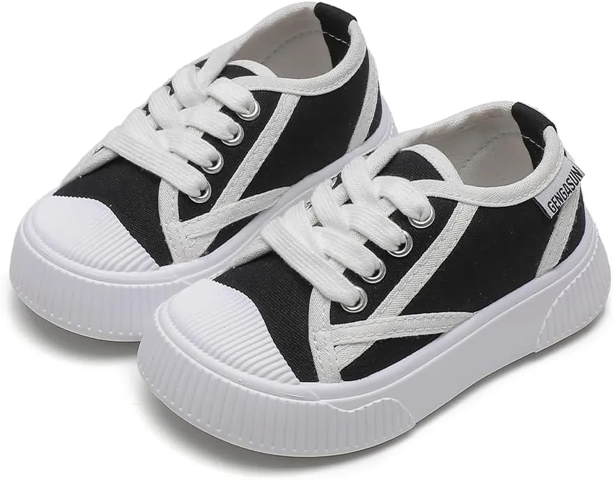 Girls Sneakers Kids High Top Casual Canvas Shoes with Hook & Loop Closure Gradient Color Pinky Heart