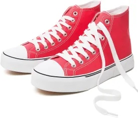 hash bubbie Unisex Fashion High top Sneakers Womens Classic High Tops Canvas Shoes Casual Tennis Shoes for Men