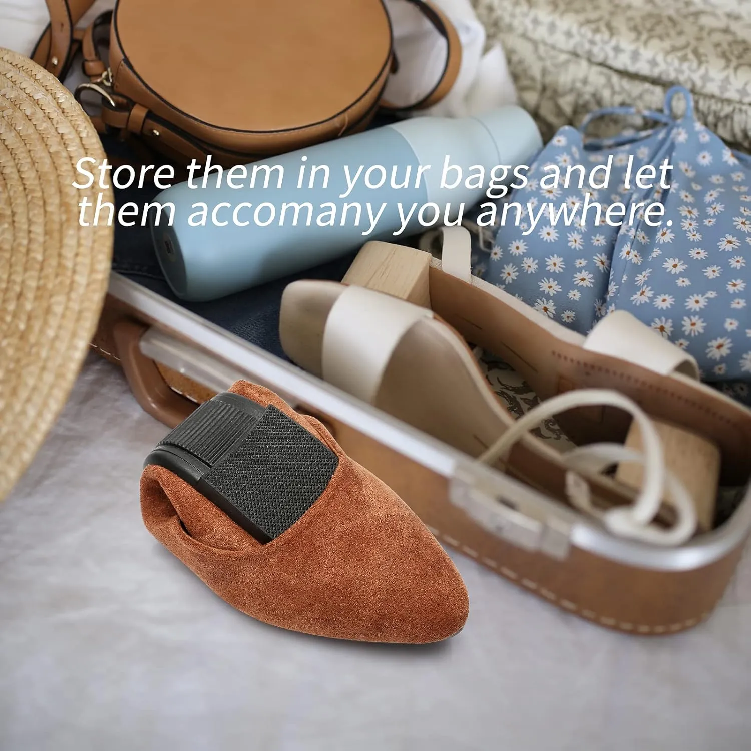 HEAWISH Womens Black Flats Shoes Comfortable Suede Pointed Toe Slip On Casual Ballet Flats Dress Shoes Nude Flats