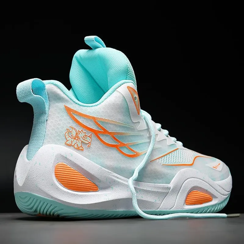 High Top Womens Mens Basketball Shoes Breathable Non Slip Unisex-Adult Outdoor Sneakers Cushioning Workout Shoes for Fitness