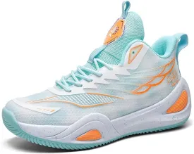 High Top Womens Mens Basketball Shoes Breathable Non Slip Unisex-Adult Outdoor Sneakers Cushioning Workout Shoes for Fitness