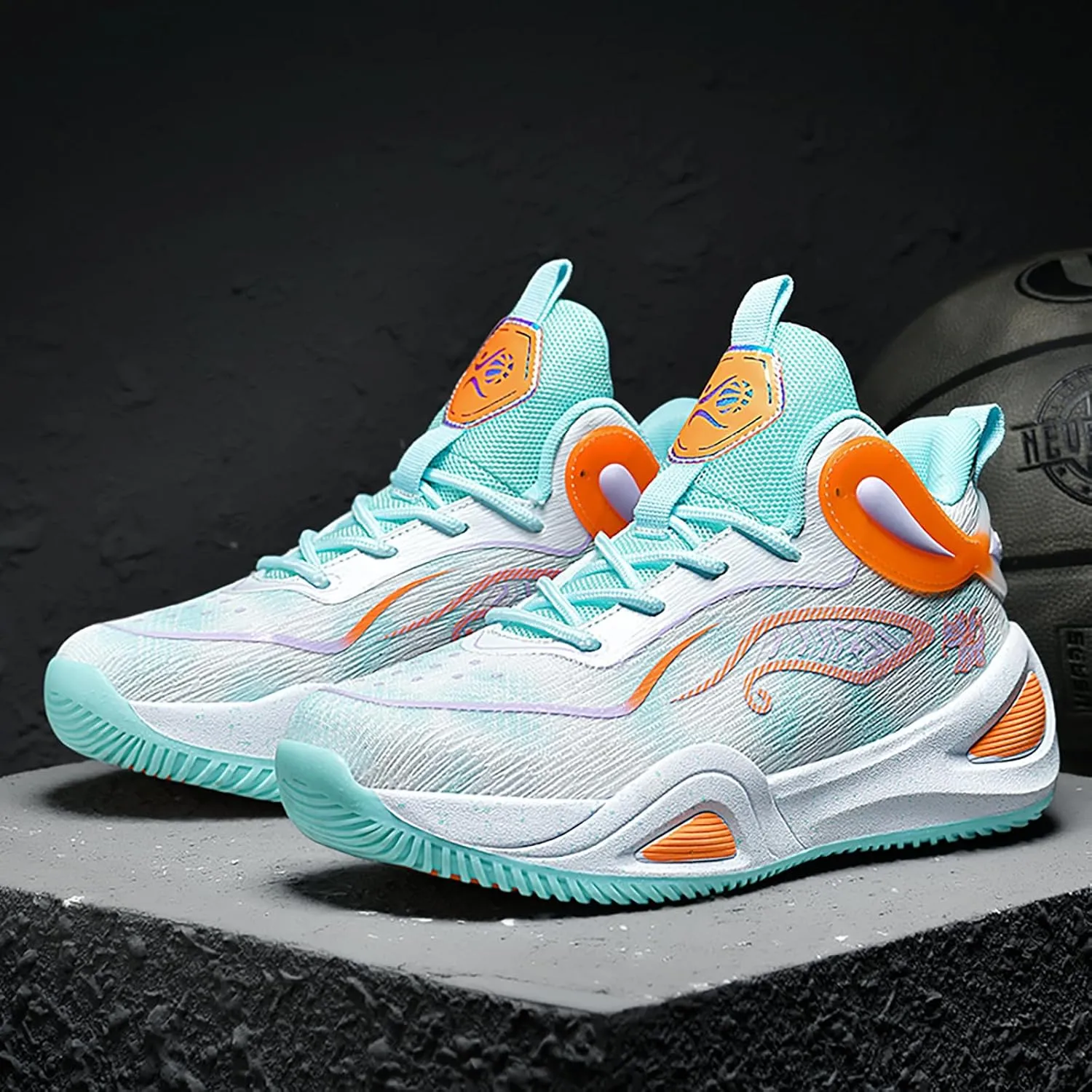 High Upper Basketball Shoes for Men Women Sneakers Fashion Breathable Sports Shoes Anti Slip