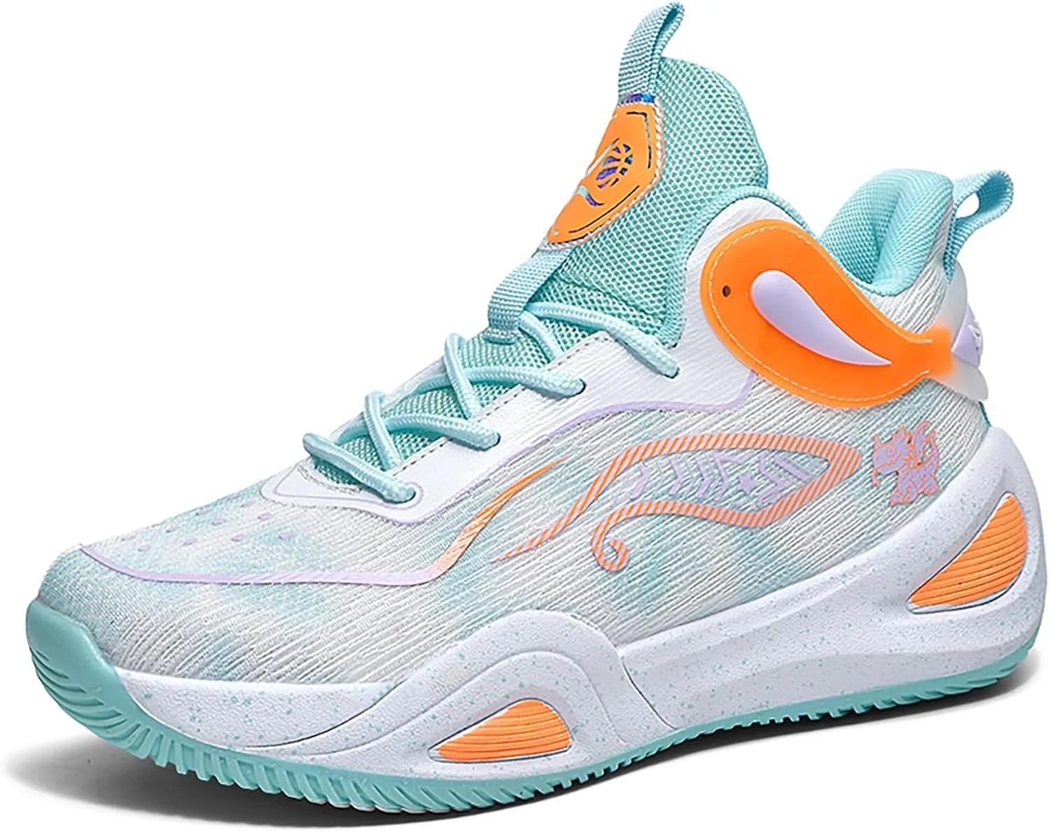 High Upper Basketball Shoes for Men Women Sneakers Fashion Breathable Sports Shoes Anti Slip