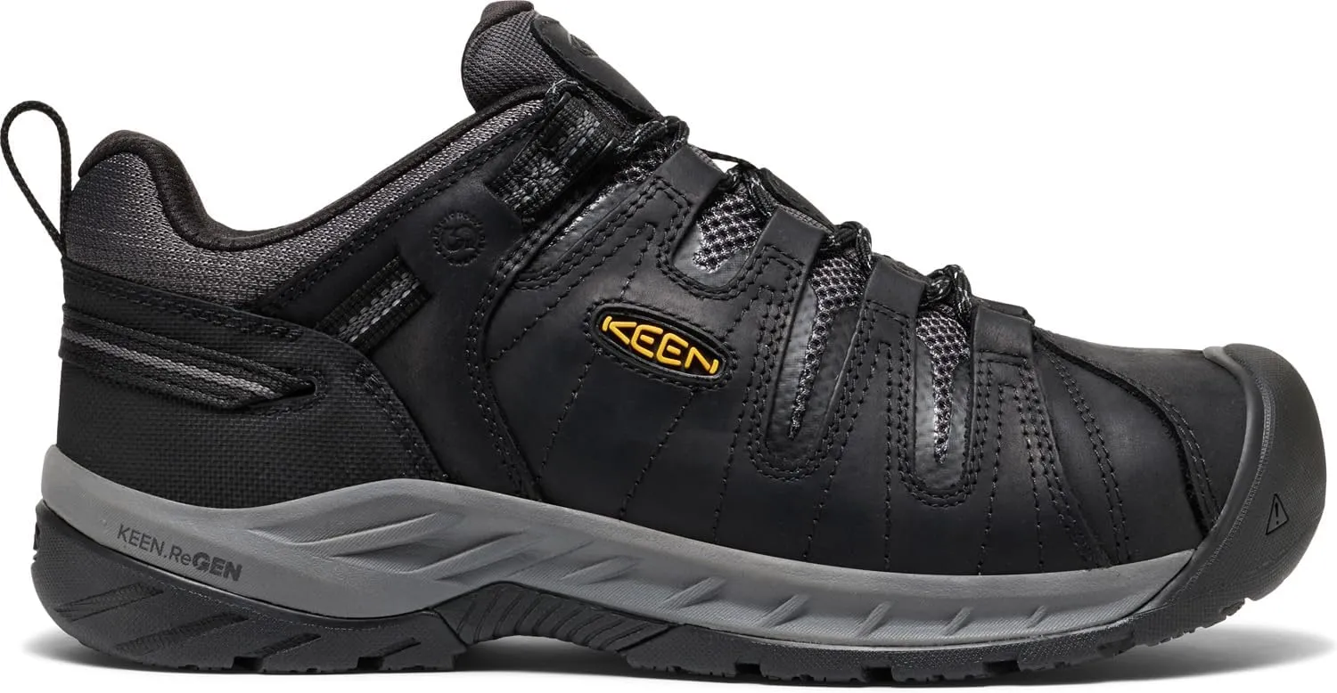 KEEN Utility Men's Flint 2 Versatread Non Slip Low Height Steel Toe Durable Work Shoes