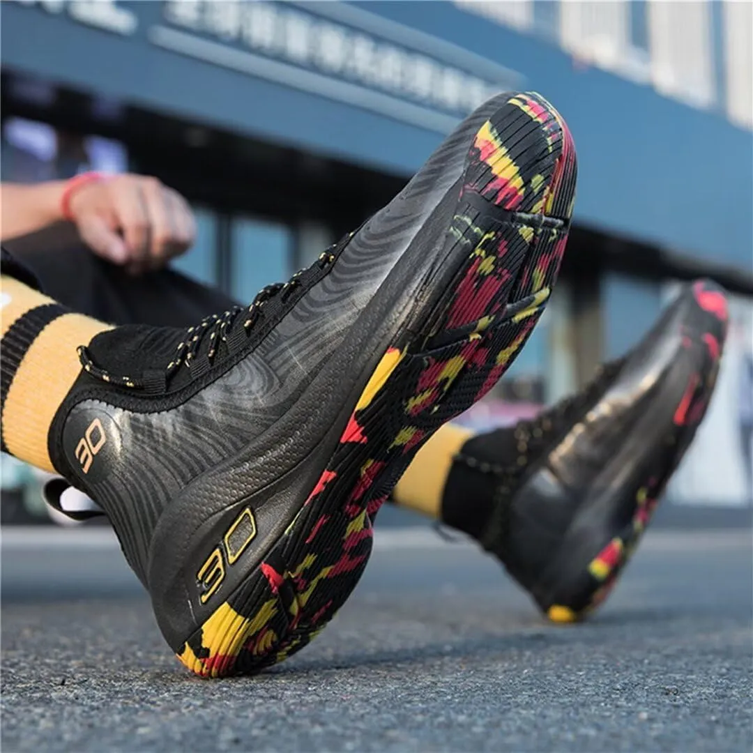 Mens Basketball Shoes for Women High Top Outdoor Streetball Master Breathable Non Slip Fashion Running Sneakers