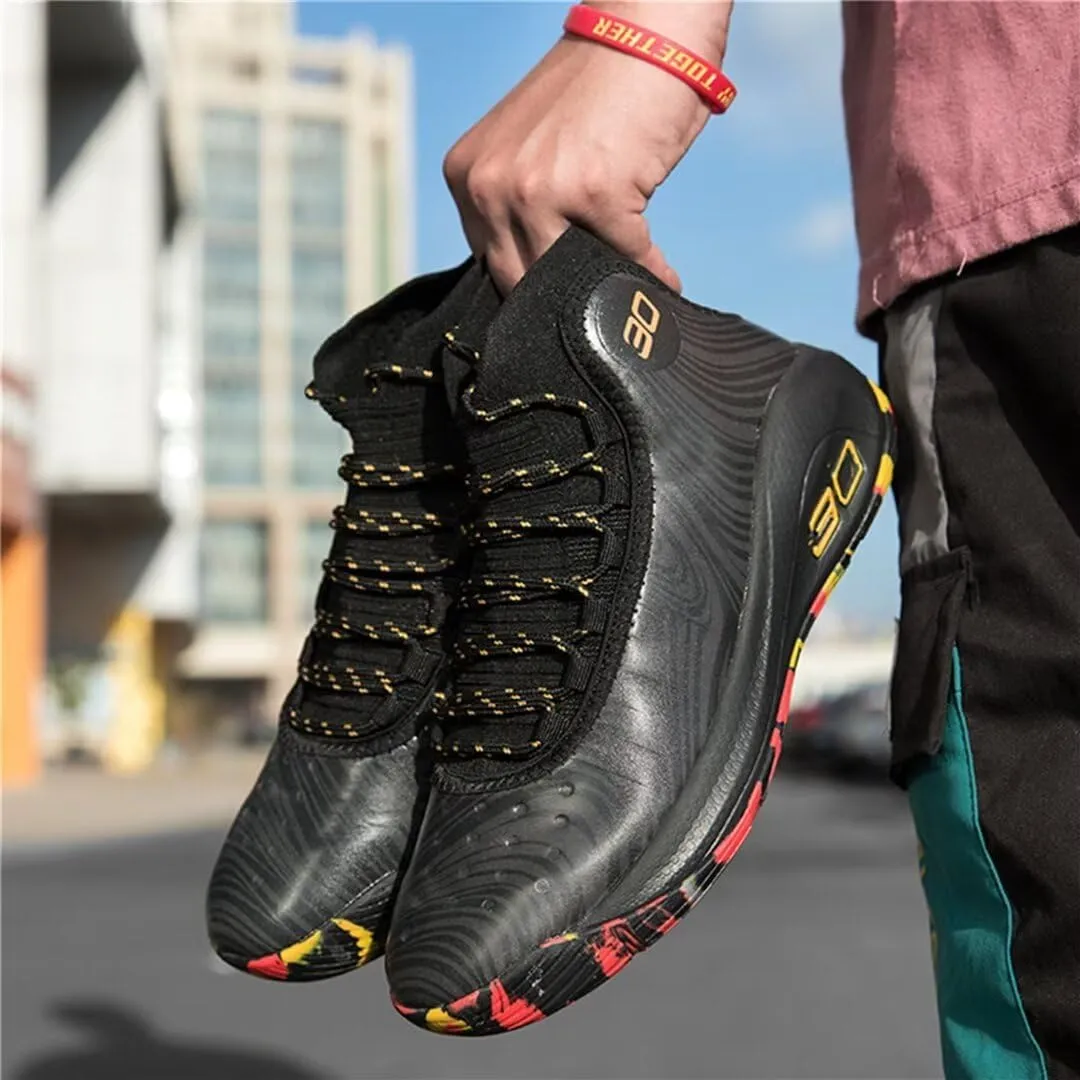 Mens Basketball Shoes for Women High Top Outdoor Streetball Master Breathable Non Slip Fashion Running Sneakers