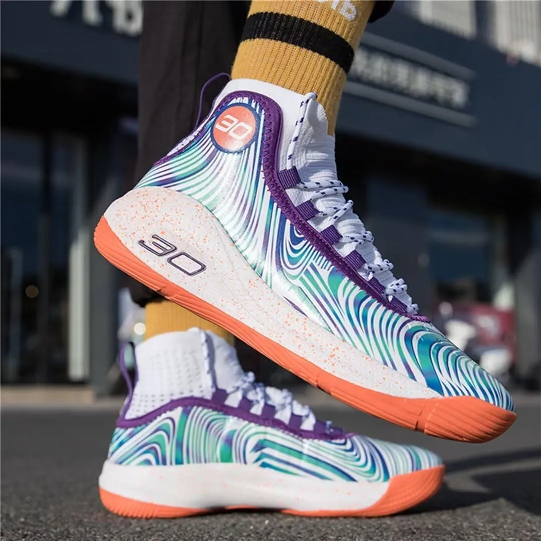 Mens Basketball Shoes for Women High Top Outdoor Streetball Master Breathable Non Slip Fashion Running Sneakers