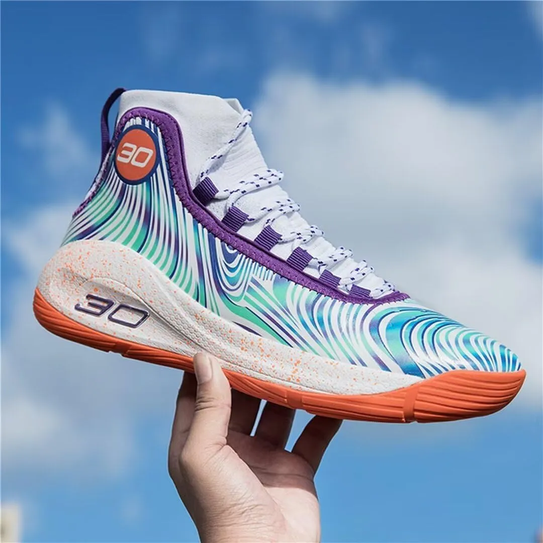 Mens Basketball Shoes for Women High Top Outdoor Streetball Master Breathable Non Slip Fashion Running Sneakers