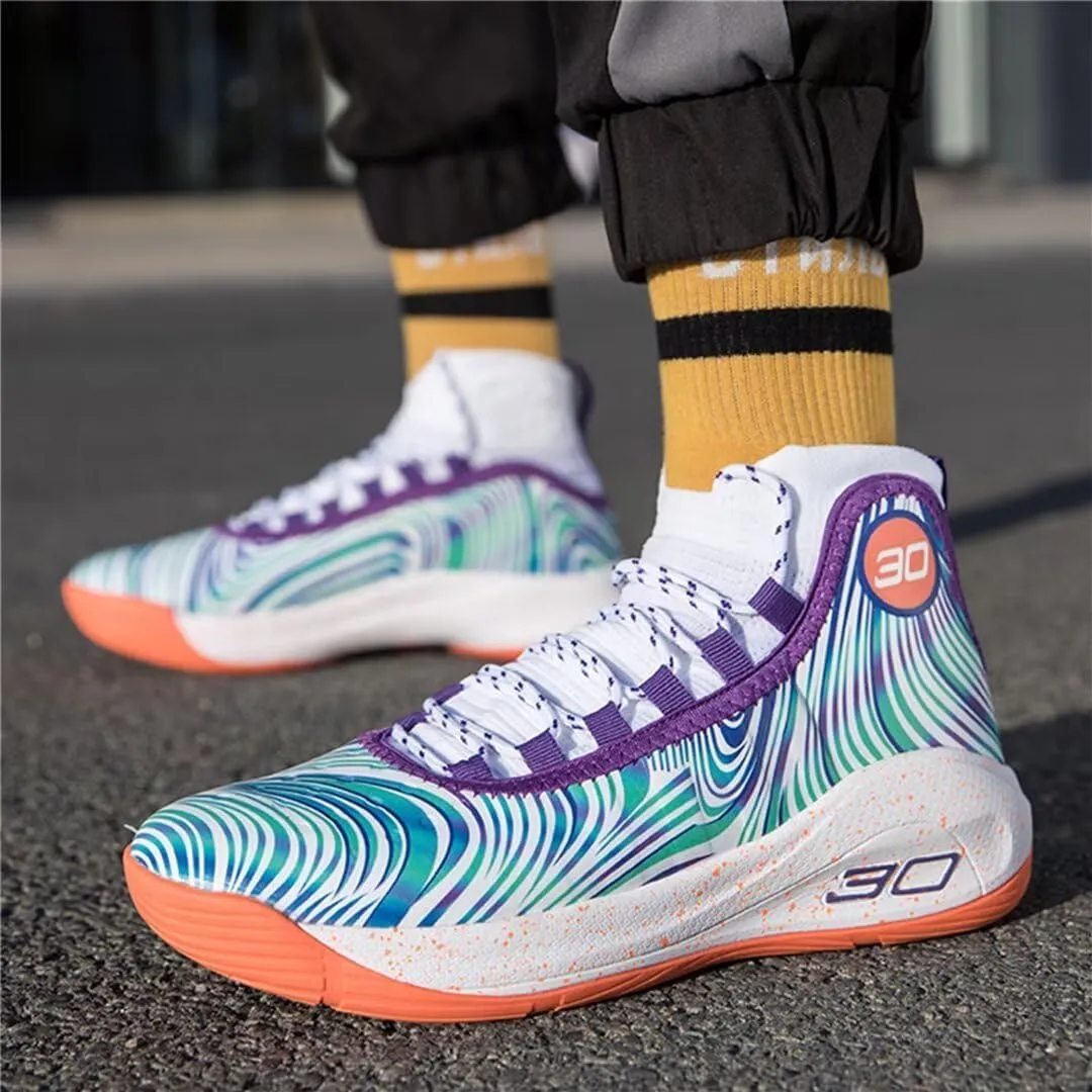 Mens Basketball Shoes for Women High Top Outdoor Streetball Master Breathable Non Slip Fashion Running Sneakers