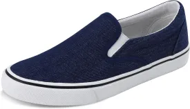 Mens Classic Canvas Shoes Slip on Sneakers Loafers Shoes Casual Fashion Shoes