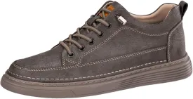 Men's Invisible Height Increasing Shoes Elevator Sneakers Breathable Lace Up Oxford Shoes Hidden Heel Lifting Shoes 2" Taller