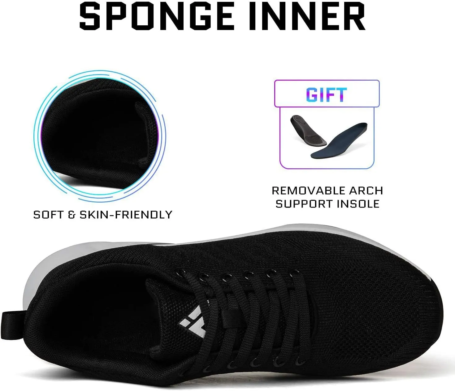 Mishansha Womens Sneakers Air Cushion Running Tennis Shoes Women Lightweight Arch Support Walking Shoes