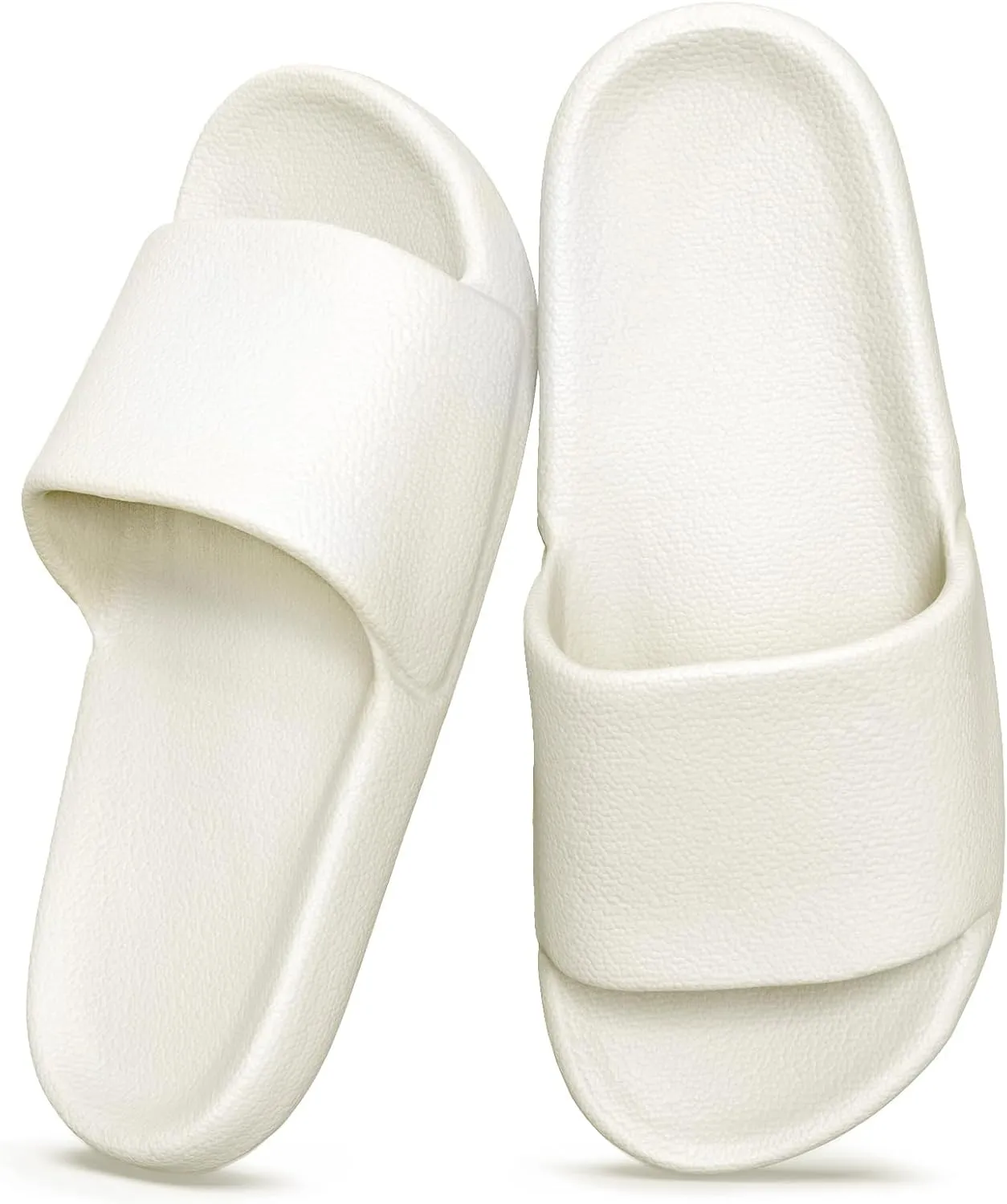 Non-Slip Shower Shoes for Men & Women - House Slippers with Arch Support Quick-Drying, Non-Slip - Cloud Slides Sandals Pool - Perfect for Home, Beach, and Travel