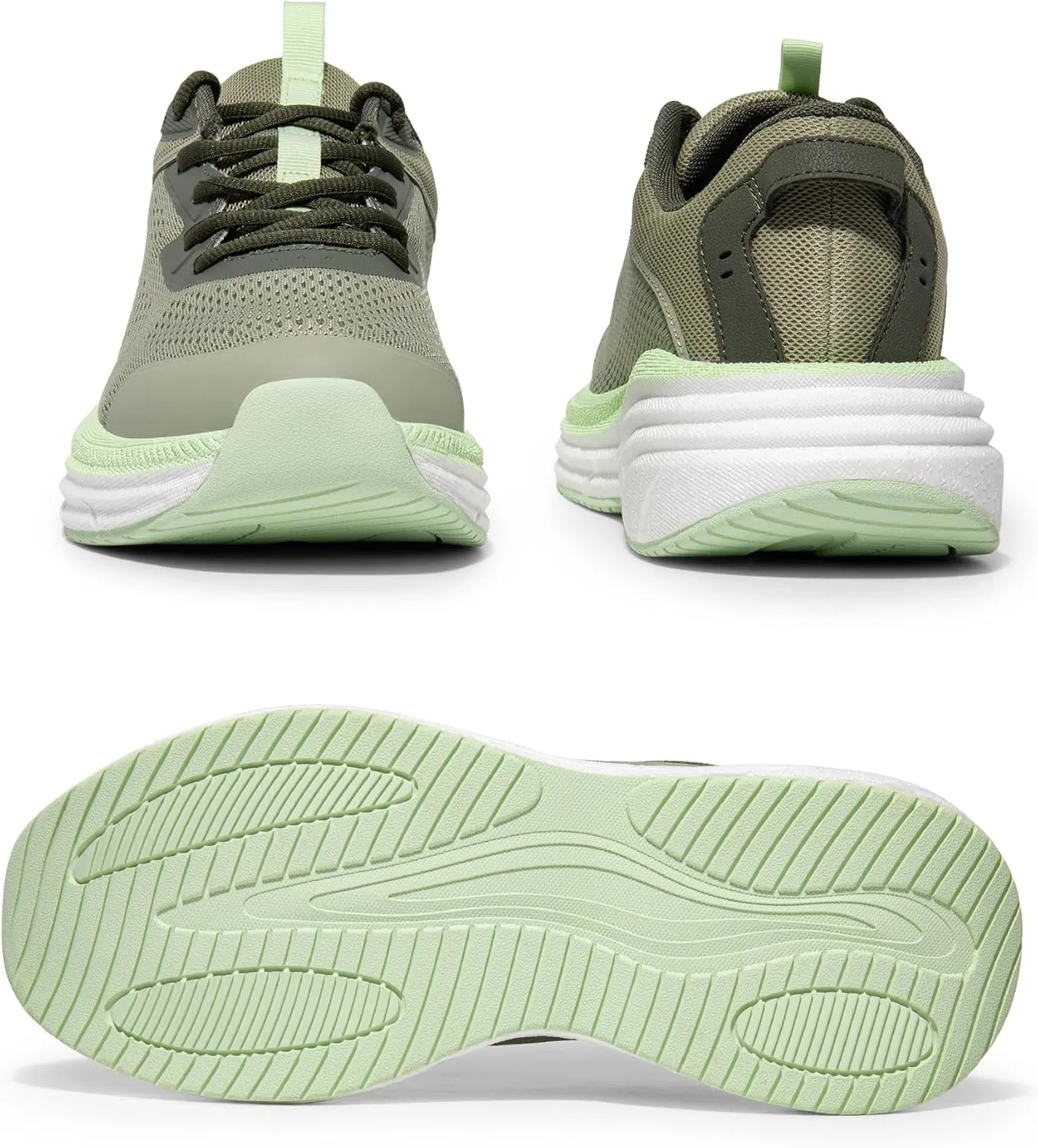NORTIV 8 Men's Running Shoes, Comfortable Cushioning Sneakers, Breathable Non Slip Tennis Walking Athletic Footwear for Gym Workout Jogging