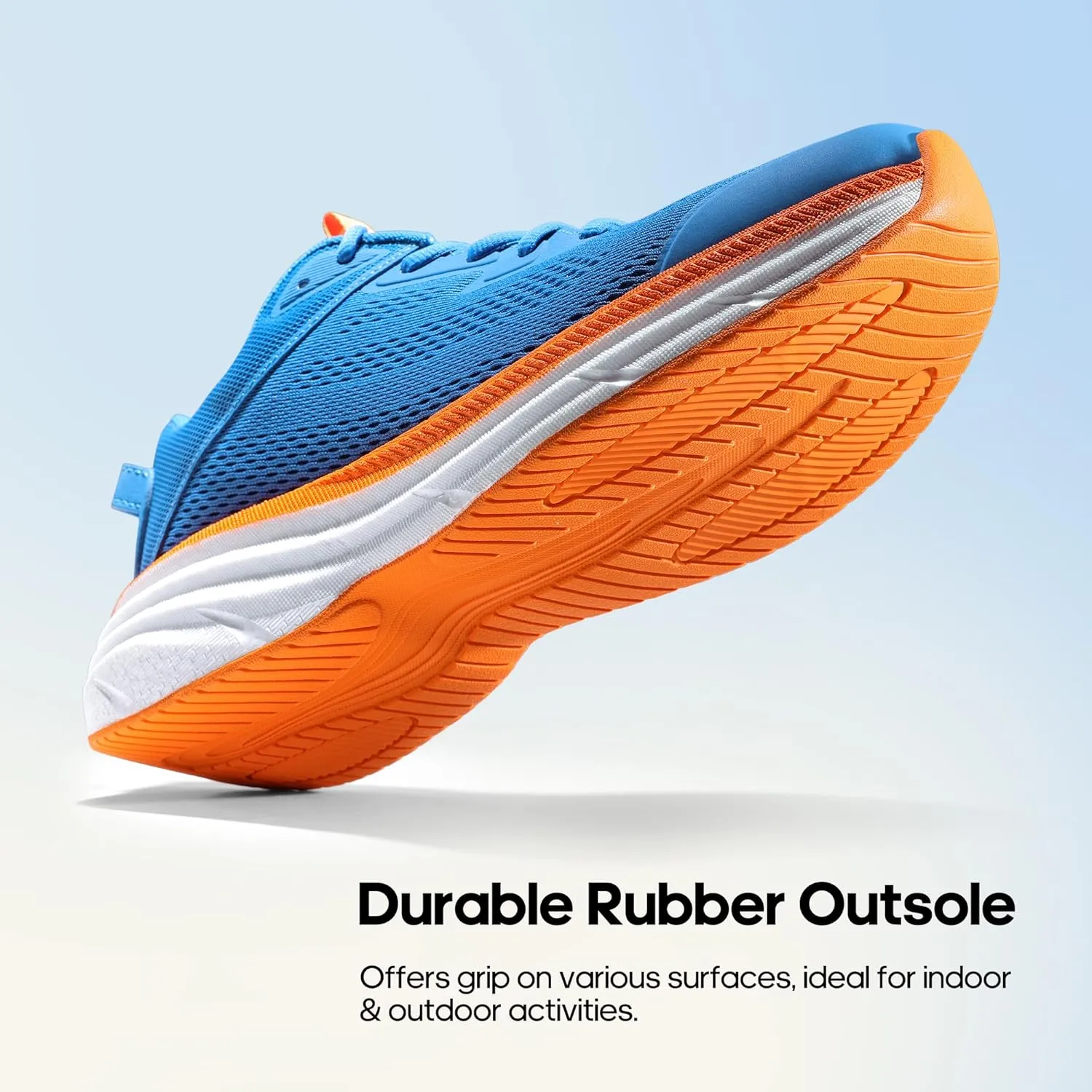 NORTIV 8 Men's Running Shoes, Comfortable Cushioning Sneakers, Breathable Non Slip Tennis Walking Athletic Footwear for Gym Workout Jogging