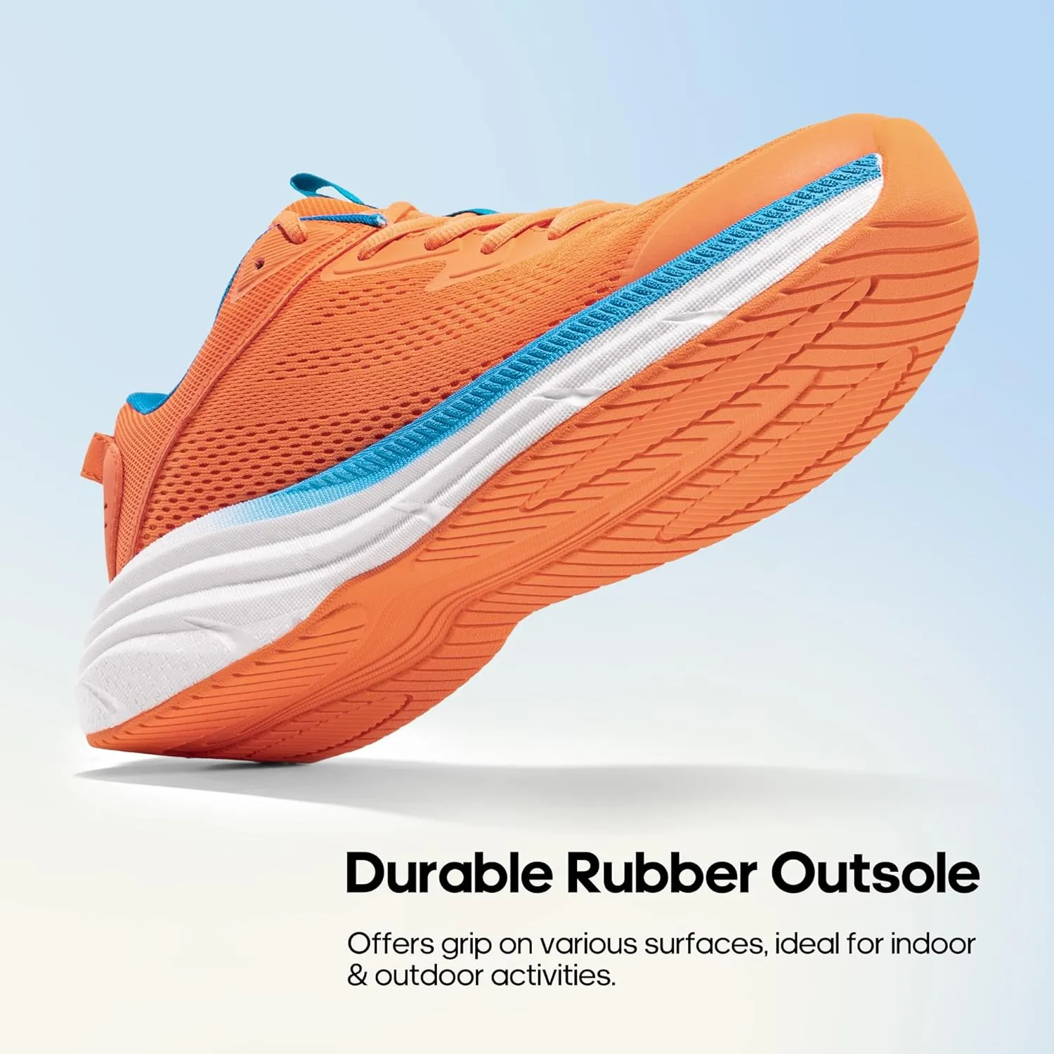 NORTIV 8 Men's Running Shoes, Comfortable Cushioning Sneakers, Breathable Non Slip Tennis Walking Athletic Footwear for Gym Workout Jogging