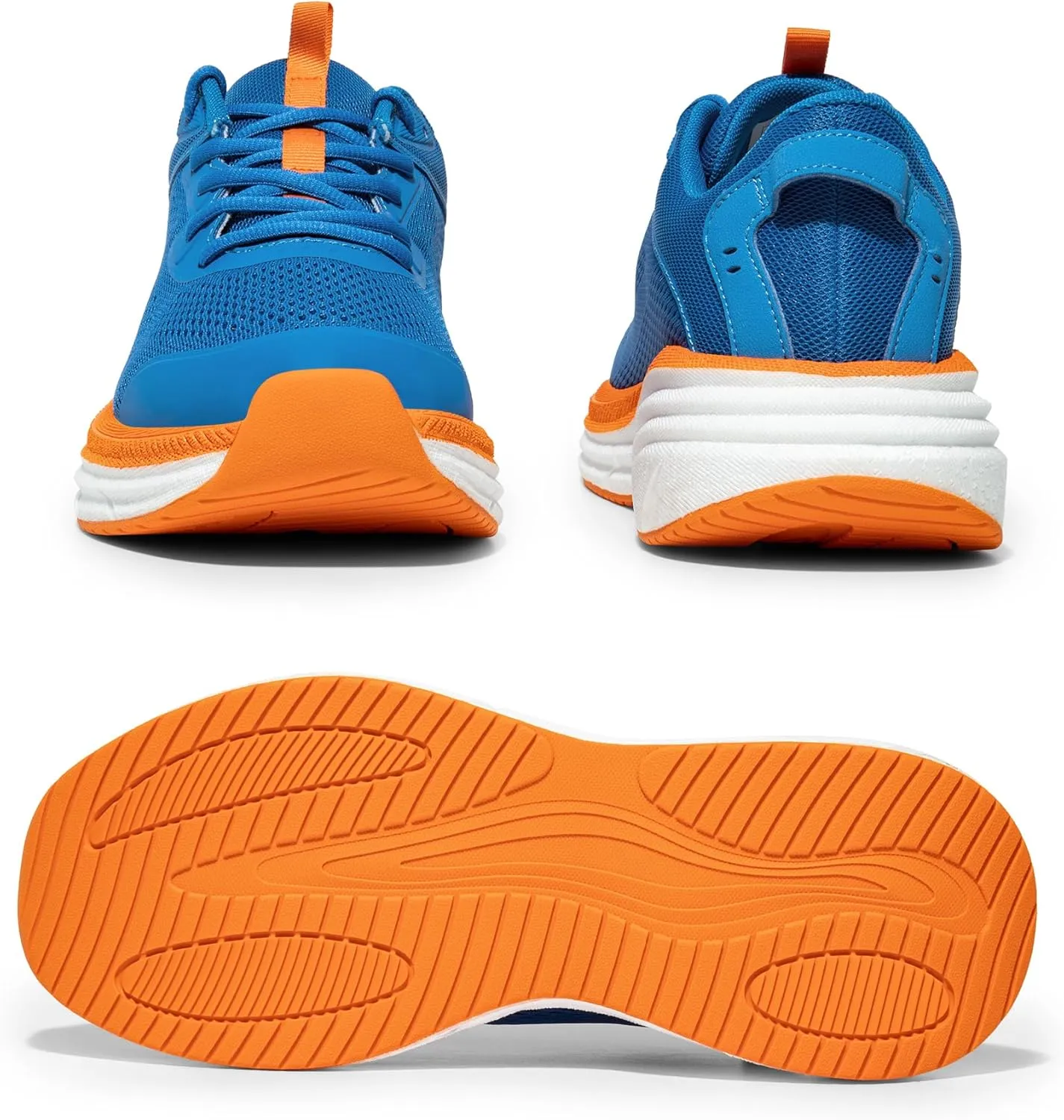NORTIV 8 Men's Running Shoes, Comfortable Cushioning Sneakers, Breathable Non Slip Tennis Walking Athletic Footwear for Gym Workout Jogging