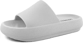 Nube Pillow Slippers For Women and Men House Shoes, Shower Slide, Cloud Slippers, Bathroom Shoes Cushioned Thick Sole Beach Sandals, Lightweight Non-Slip Sandals