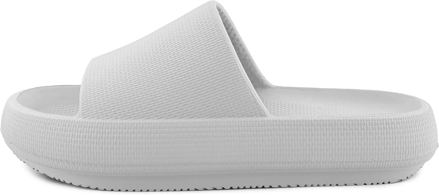 Nube Pillow Slippers For Women and Men House Shoes, Shower Slide, Cloud Slippers, Bathroom Shoes Cushioned Thick Sole Beach Sandals, Lightweight Non-Slip Sandals