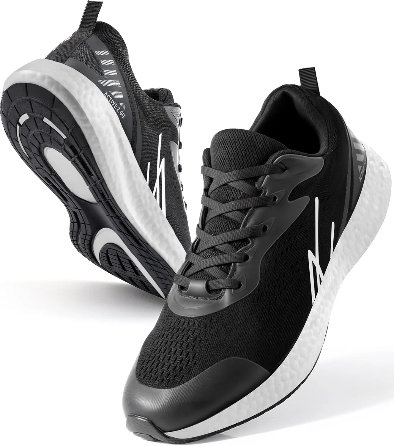 NY Threads Men's Running Shoes Comfortable and Lightweight Casual Sneakers