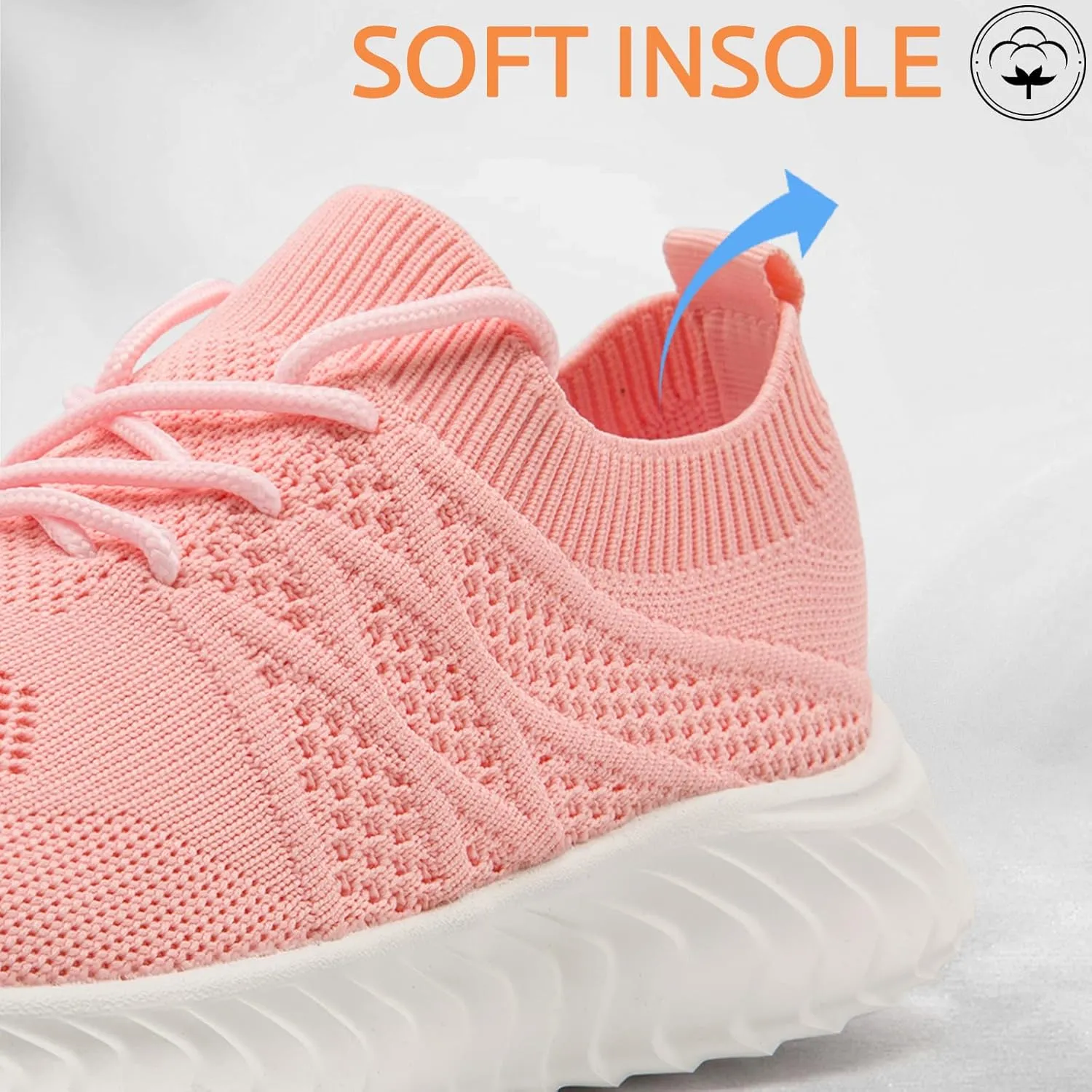 Oltyutc Women Running Walking Shoes Lightweight Tennis Shoes Mesh Gym Workout Sneakers