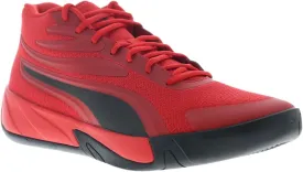 PUMA Men's Court Pro Basketball Shoes, White-Black, 12