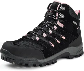R CORD Hiking Boots Women Waterproof Womens Hiking Boots Comfortable Non-Slip Womens Hiking Shoes Walking Trekking Camping Tennis Sport Sneakers
