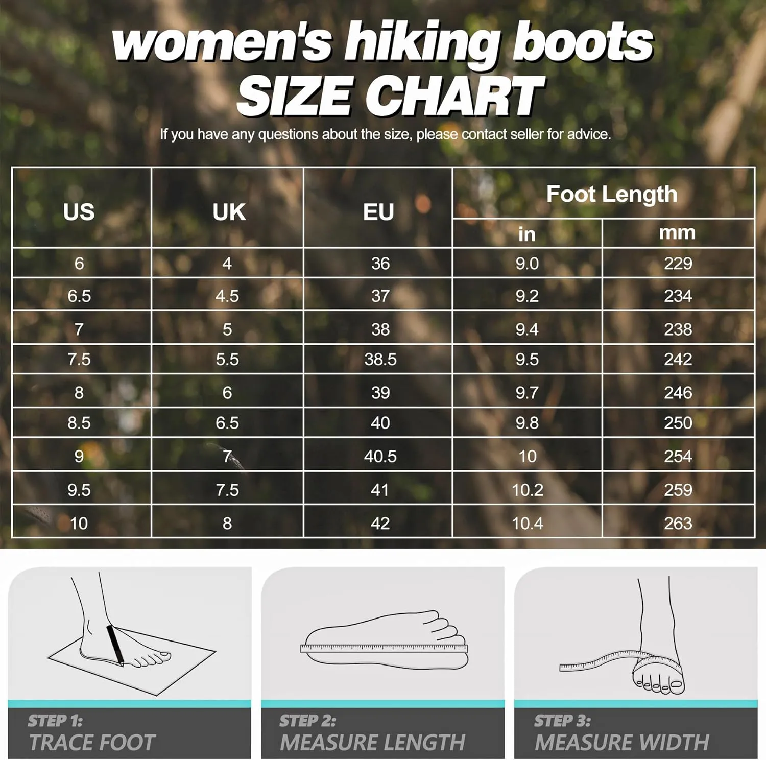 R CORD Womens Hiking Boots Waterproof Mid-Cut Hiking Boots Womens Non-Slip Hiking shoes Outdoor Trekking Camping Trail Outdoor
