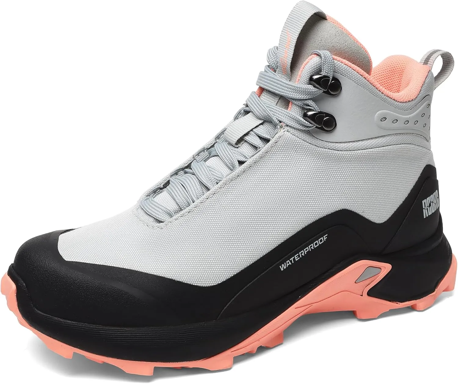R CORD Womens Waterproof Hiking Shoes Lightweight Comfortable Hiking Boots For Women Non-slip Outdoor Walking Camping Trekking Trail Shoes For All Seasons