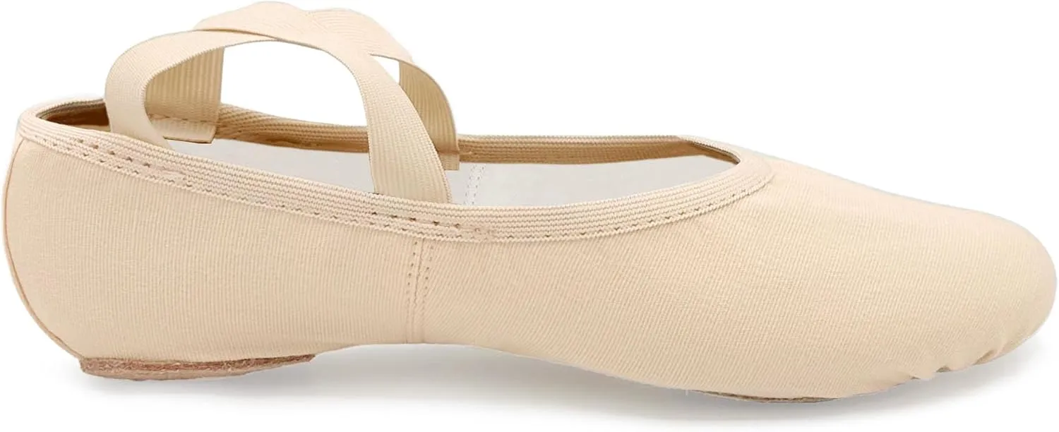SD16 Bliss, Stretch Canvas Split Sole Ballet Shoes for Adults, Women, High Performance