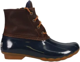 Sperry Ladies Footwear Women's Saltwater Core Boots, Tan/Navy, 8.5
